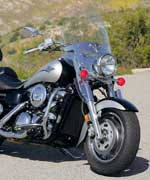 Kawasaki's 26.5-inch-wide shield can be easily lowered two inches, but, at 28.2 inches above the saddle, it is still too high for some riders, measuring. It takes a few minutes of your time with a hex key to strip the lower for better airflow.